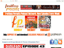 Tablet Screenshot of fruitlesspursuits.com